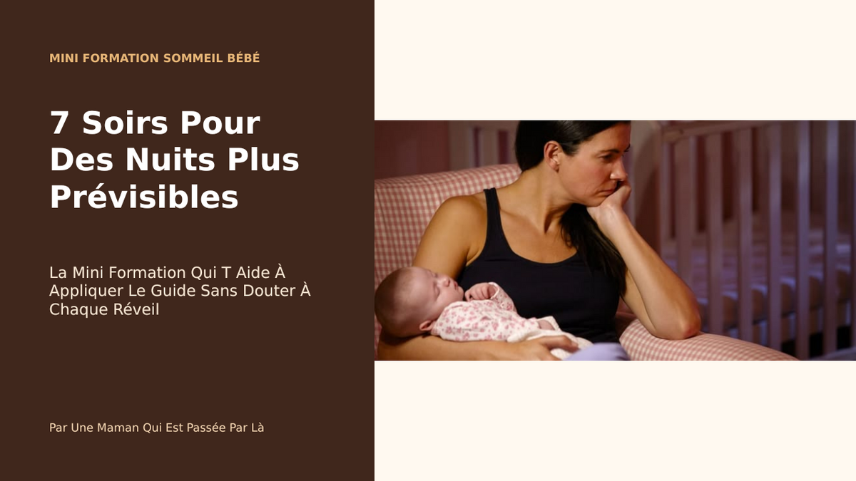 Couverture de la mini-formation 7 Soirs Pour Des Nuits Plus Prévisibles